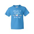 thumbnail image 1 of Inktastic Abuelo and Abuela Love Me- Heart Grandchild Youth T-Shirt, 1 of 5
