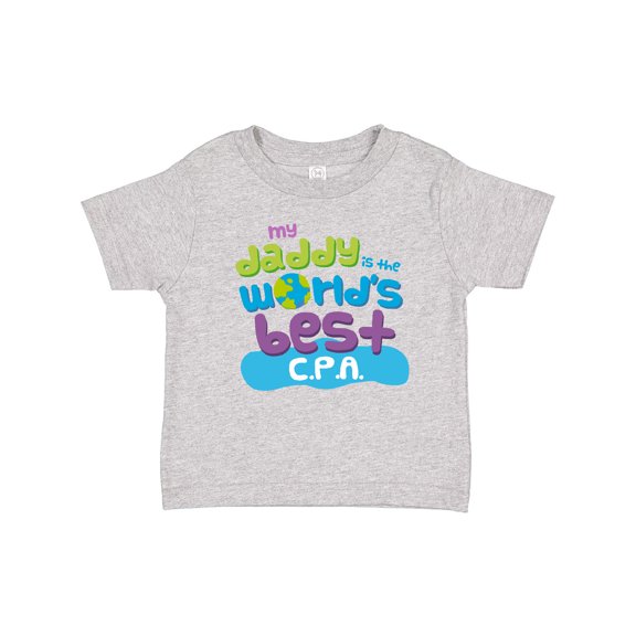 Inktastic Accountant Dad Best Cpa Boys or Girls Baby T-Shirt