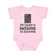 thumbnail image 1 of Inktastic Accountant Daddy is Awesome at Accounting Boys or Girls Baby Bodysuit, 1 of 5