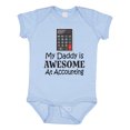 thumbnail image 1 of Inktastic Accountant Daddy is Awesome at Accounting Boys or Girls Baby Bodysuit, 1 of 5