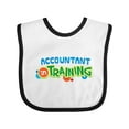 thumbnail image 1 of Inktastic Accountant in Training Accounting Boys or Girls Baby Bib, 1 of 4