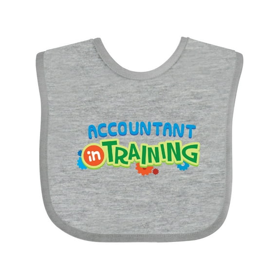 Inktastic Accountant in Training Accounting Boys or Girls Baby Bib
