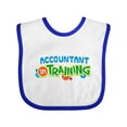 thumbnail image 1 of Inktastic Accountant in Training Accounting Boys or Girls Baby Bib, 1 of 4
