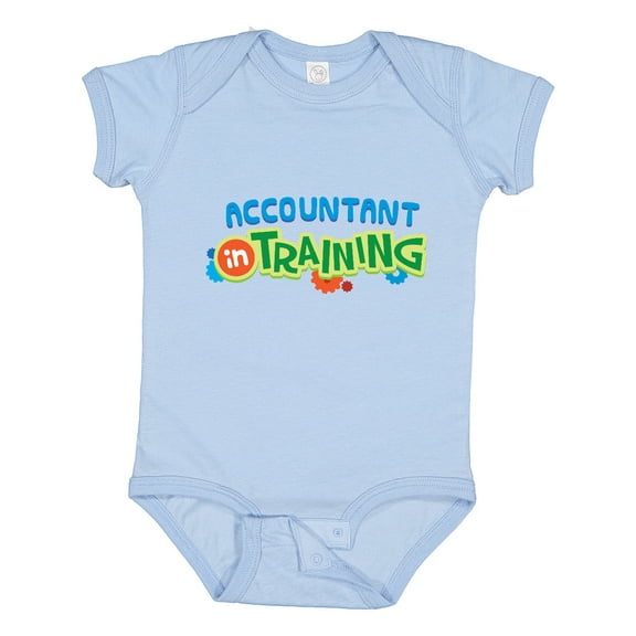 Inktastic Accountant in Training Accounting Boys or Girls Baby Bodysuit