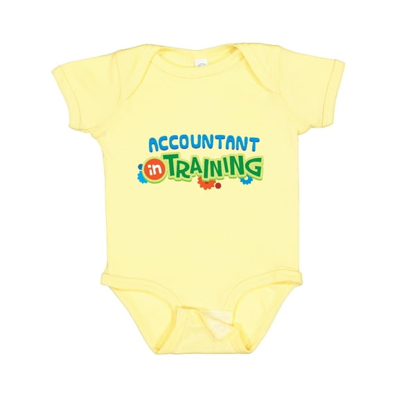 Inktastic Accountant in Training Accounting Boys or Girls Baby Bodysuit