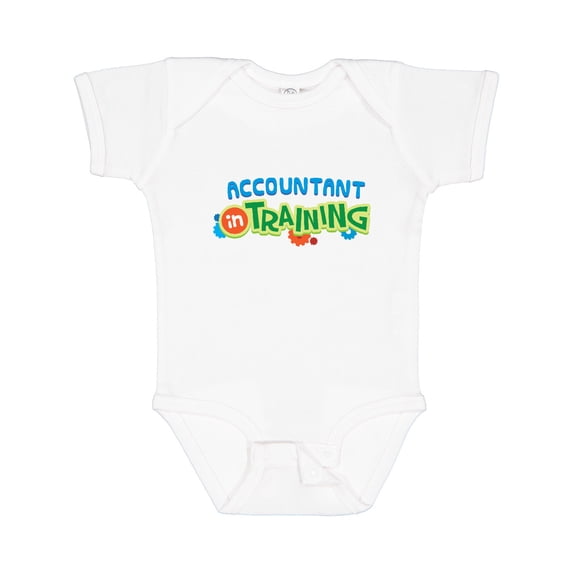 Inktastic Accountant in Training Accounting Boys or Girls Baby Bodysuit