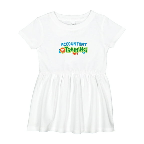 Inktastic Accountant in Training Accounting Girls Baby Dress