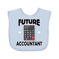 thumbnail image 1 of Inktastic Accounting Future Accountant Baby Boys or Girls Baby Bib, 1 of 4