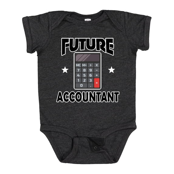 Inktastic Accounting Future Accountant Baby Boys or Girls Baby Bodysuit
