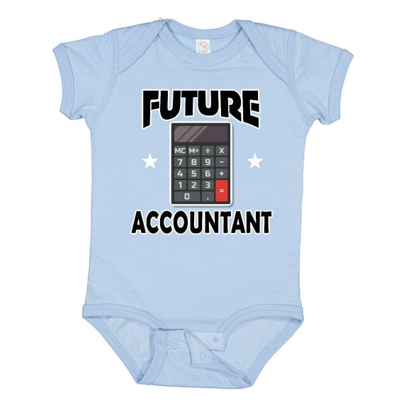 Inktastic Accounting Future Accountant Baby Boys or Girls Baby Bodysuit