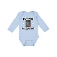 thumbnail image 1 of Inktastic Accounting Future Accountant Baby Boys or Girls Long Sleeve Baby Bodysuit, 1 of 5
