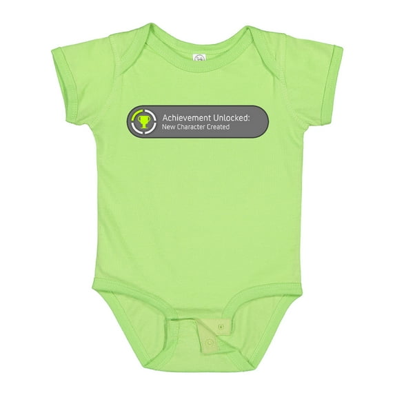 Inktastic Achievement Unlocked: New Character Created Boys or Girls Baby Bodysuit