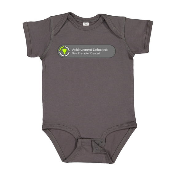 Inktastic Achievement Unlocked: New Character Created Boys or Girls Baby Bodysuit