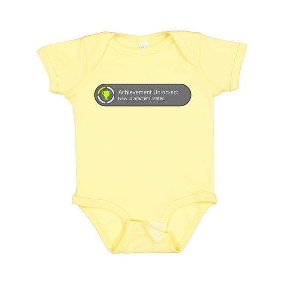 Inktastic Achievement Unlocked: New Character Created Boys or Girls Baby Bodysuit