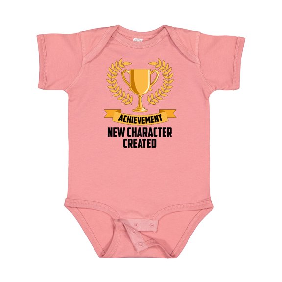 Inktastic Achievement Unlocked New Character Created Boys or Girls Baby Bodysuit