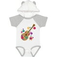thumbnail image 1 of Inktastic Acoustic Guitar with Colorful Flowers Boys or Girls Baby Bodysuit, 1 of 5