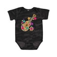 thumbnail image 1 of Inktastic Acoustic Guitar with Colorful Flowers Boys or Girls Baby Bodysuit, 1 of 5