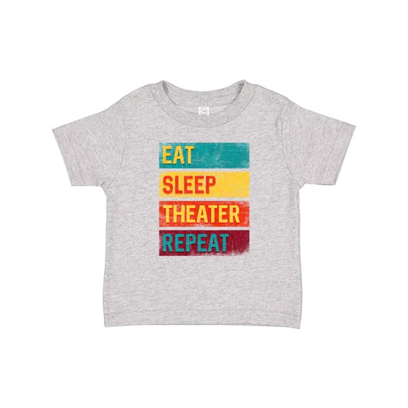 Inktastic Acting Eat Sleep Theater Repeat Boys or Girls Baby T-Shirt