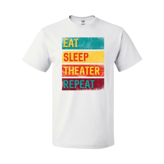 Inktastic Acting Eat Sleep Theater Repeat T-Shirt