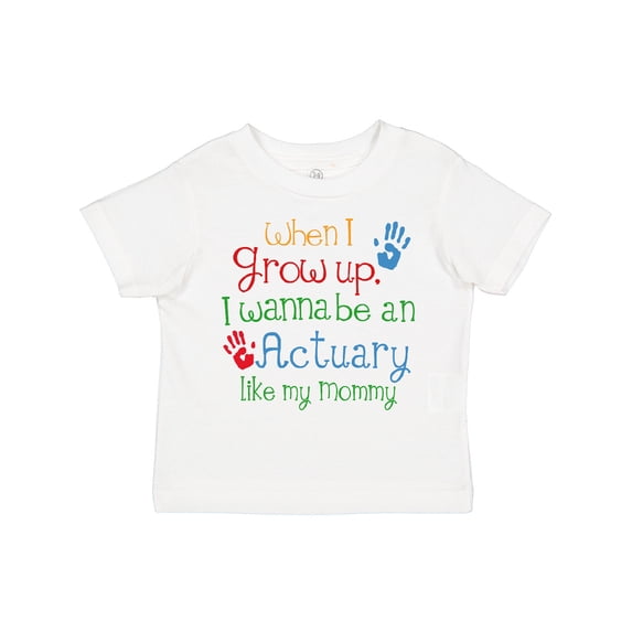 Inktastic Actuary Like Mommy Boys or Girls Toddler T-Shirt