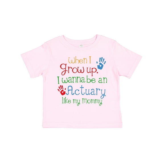 Inktastic Actuary Like Mommy Boys or Girls Toddler T-Shirt