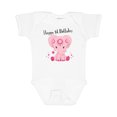 thumbnail image 1 of Inktastic Aditi 1st Birthday Elephant Pink Cute Boys or Girls Baby Bodysuit, 1 of 5