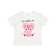 thumbnail image 1 of Inktastic Aditi My Gigi Loves Me Pink Elephant Beautiful Girls Toddler T-Shirt, 1 of 5