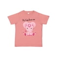 thumbnail image 1 of Inktastic Aditi My Gigi Loves Me Pink Elephant Beautiful Girls Toddler T-Shirt, 1 of 5