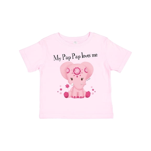Inktastic Aditi My Pap Pap Loves Me Boys or Girls Toddler T-Shirt