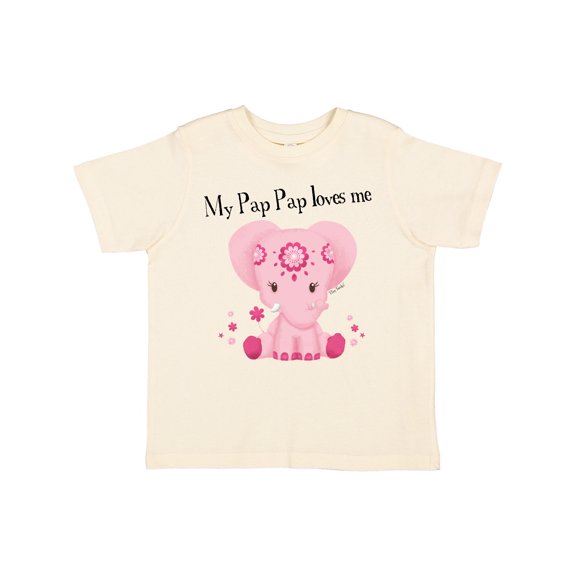 Inktastic Aditi My Pap Pap Loves Me Boys or Girls Toddler T-Shirt