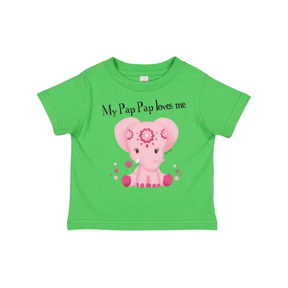 Inktastic Aditi My Pap Pap Loves Me Boys or Girls Toddler T-Shirt