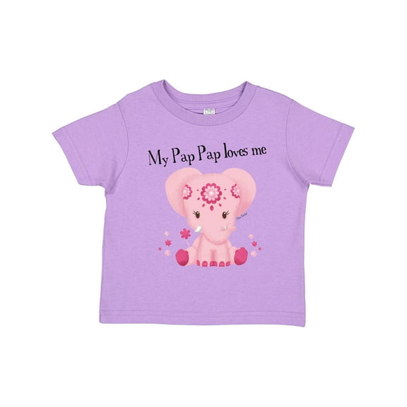 Inktastic Aditi My Pap Pap Loves Me Boys or Girls Toddler T-Shirt