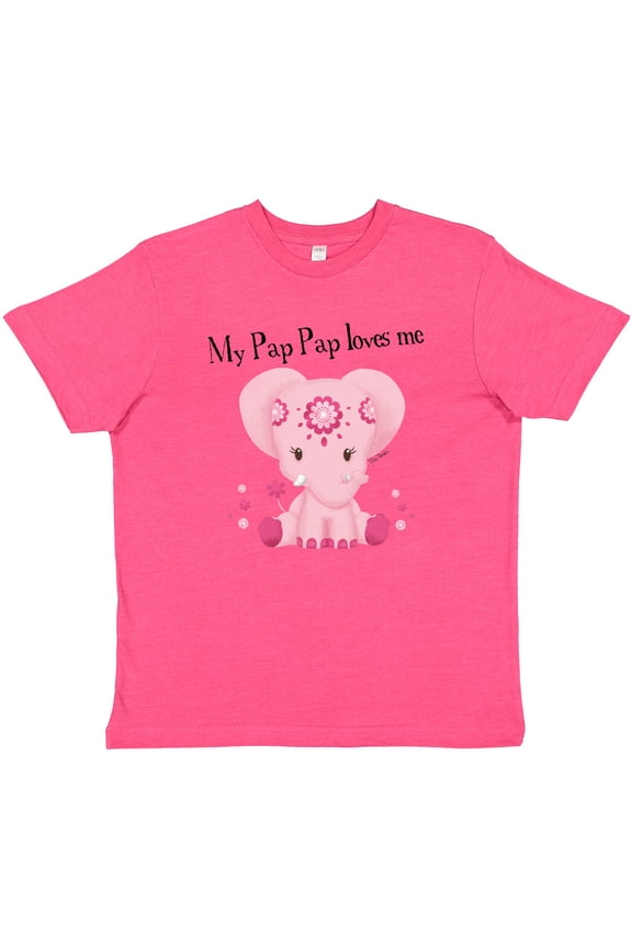 Aditi My Pap Pap loves me Youth T-Shirt