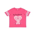 thumbnail image 1 of Inktastic Aditi My Papa Loves Me Pink Elephant Beautiful Girls Toddler T-Shirt, 1 of 5