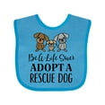 thumbnail image 1 of Inktastic Adopt a Rescue Dog Pet Boys or Girls Baby Bib, 1 of 4