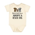 thumbnail image 1 of Inktastic Adopt a Rescue Dog Pet Boys or Girls Baby Bodysuit, 1 of 5