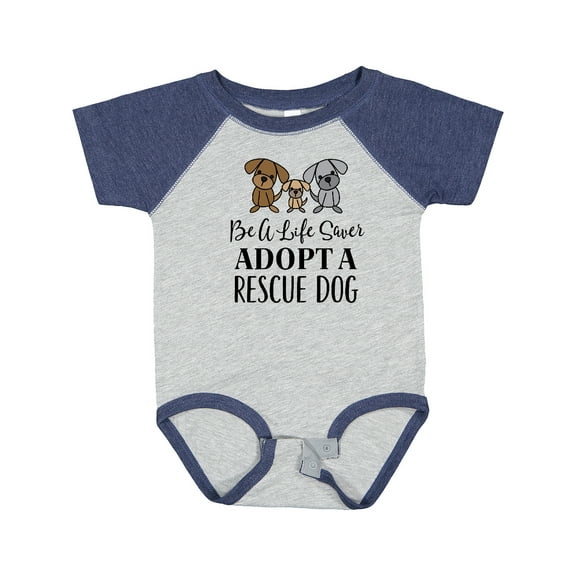 Inktastic Adopt a Rescue Dog Pet Boys or Girls Baby Bodysuit