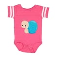 thumbnail image 1 of Inktastic Adorable Blue Snail Boys or Girls Baby Bodysuit, 1 of 5