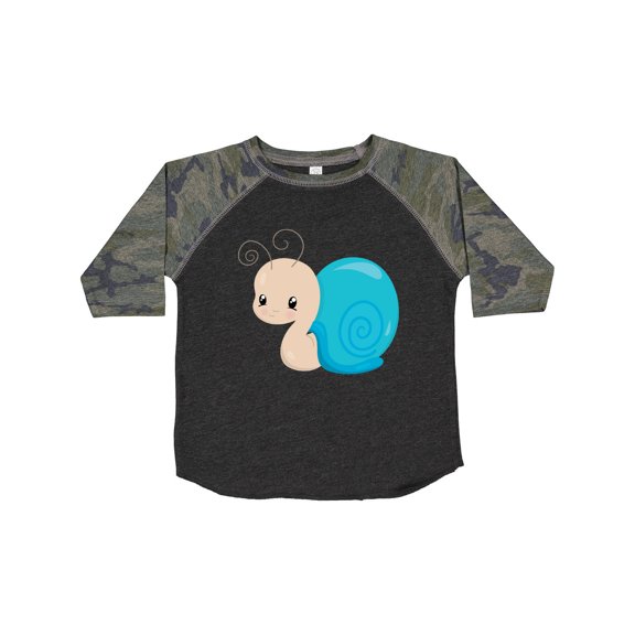 Inktastic Adorable Blue Snail Boys or Girls Toddler T-Shirt