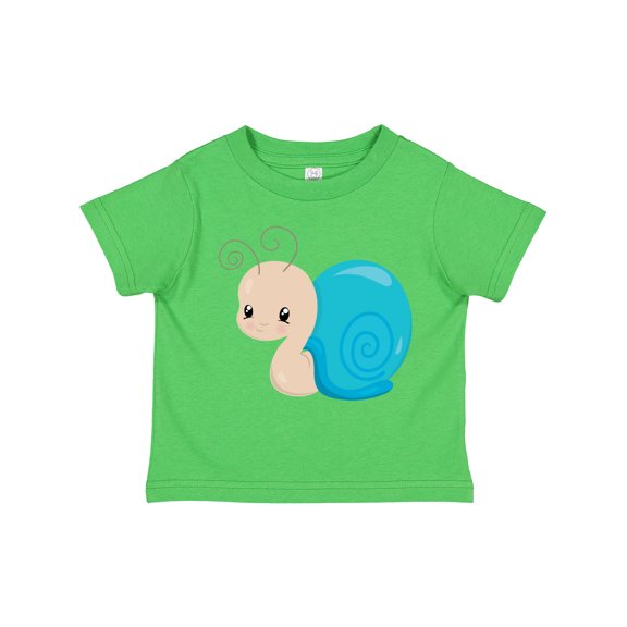 Inktastic Adorable Blue Snail Boys or Girls Toddler T-Shirt