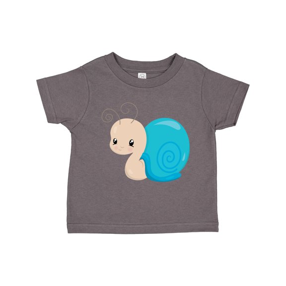 Inktastic Adorable Blue Snail Boys or Girls Toddler T-Shirt