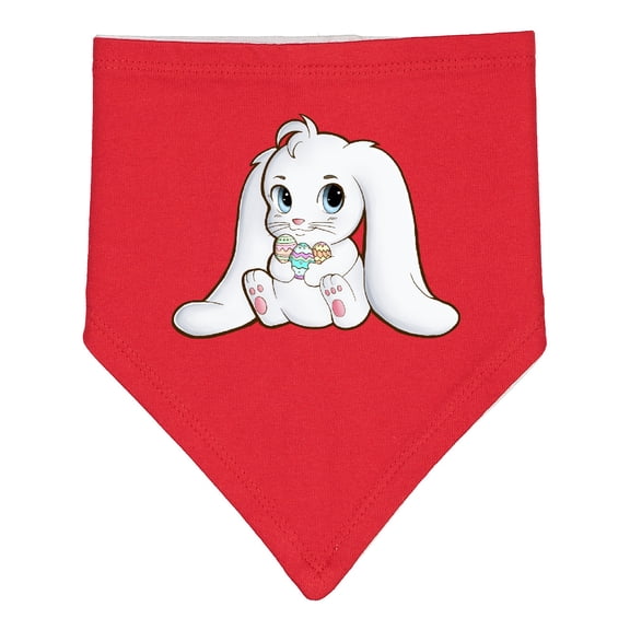 Inktastic Adorable Easter Bunny Baby Bandana Bib