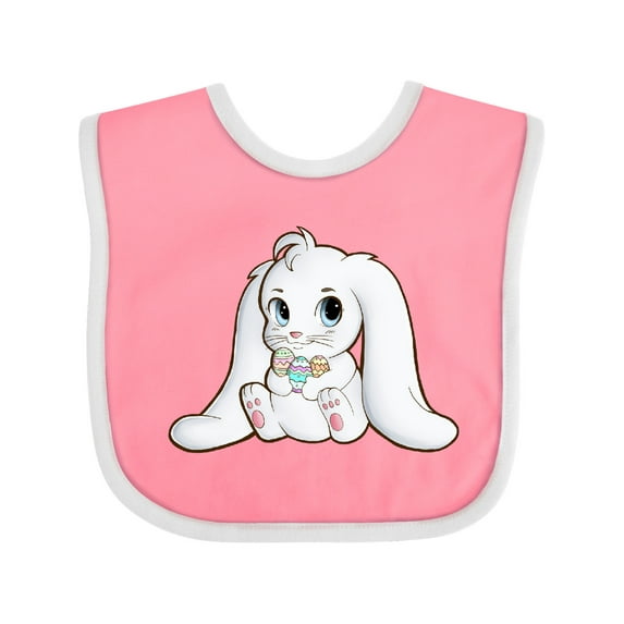 Inktastic Adorable Easter Bunny Boys or Girls Baby Bib