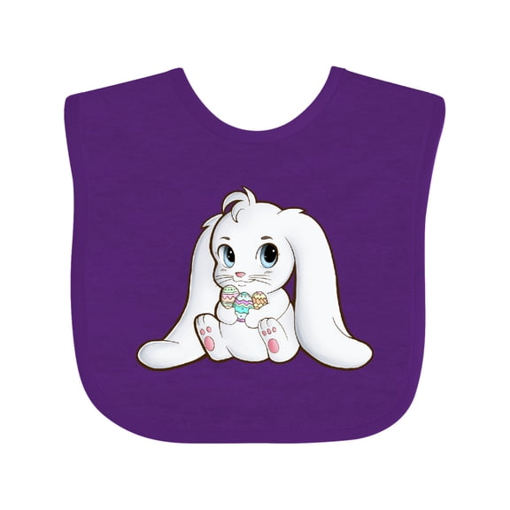 Inktastic Adorable Easter Bunny Boys or Girls Baby Bib