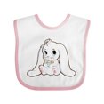 thumbnail image 1 of Inktastic Adorable Easter Bunny Boys or Girls Baby Bib, 1 of 4