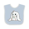 thumbnail image 1 of Inktastic Adorable Easter Bunny Boys or Girls Baby Bib, 1 of 4