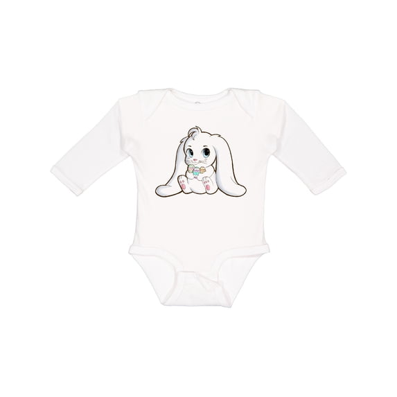 Inktastic Adorable Easter Bunny Boys or Girls Long Sleeve Baby Bodysuit