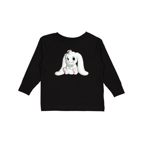 Inktastic Adorable Easter Bunny Boys or Girls Long Sleeve Toddler T-Shirt