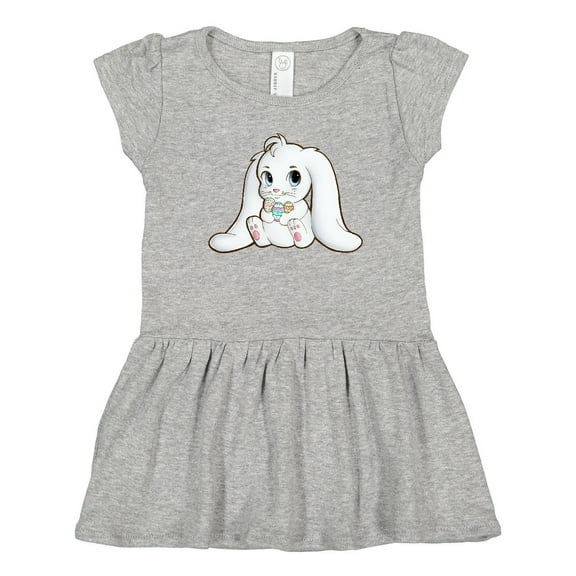 Inktastic Adorable Easter Bunny Girls Toddler Dress