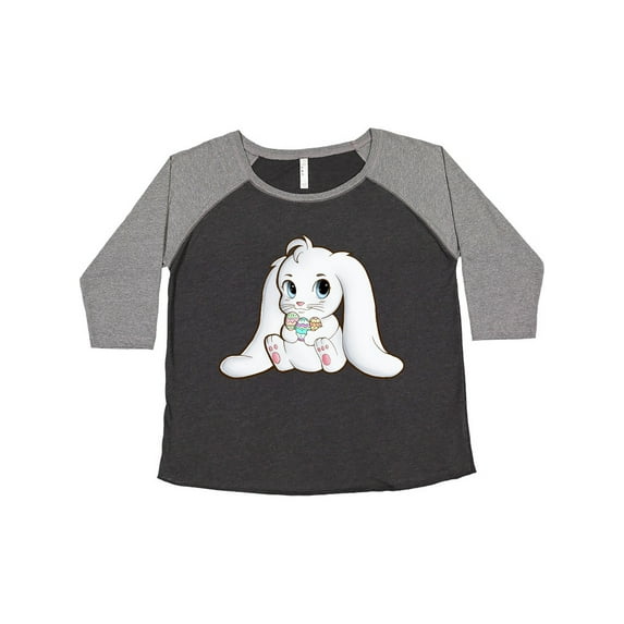 Inktastic Adorable Easter Bunny Women's Plus Size T-Shirt